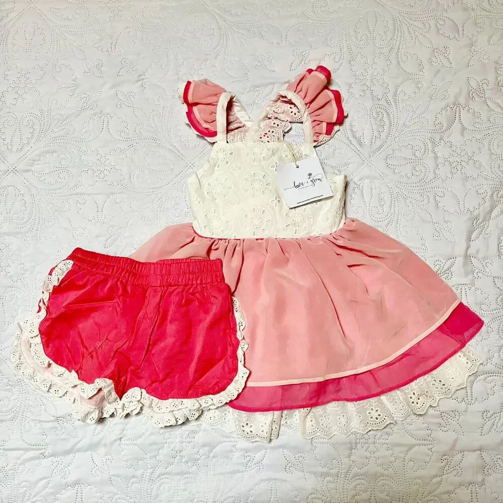 NWT Love & Grow Sea Princess Tunic Set Size 4T